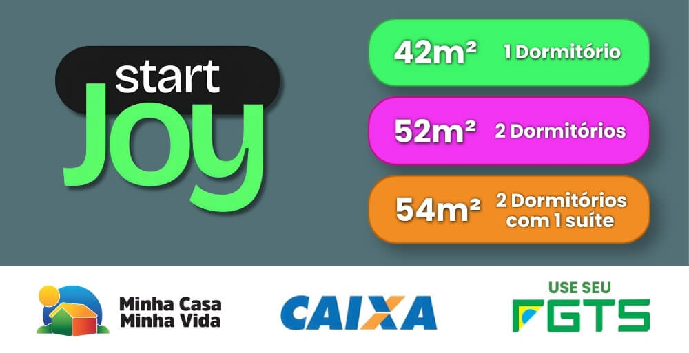 Residencial Start Joy: apartamentos de 1 e 2 dormitórios em São Bernardo